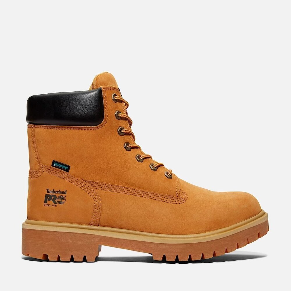 New Timberland Men's Direct Attach 6" Steel Toe Waterproof Work Boot - Picture 1 of 7